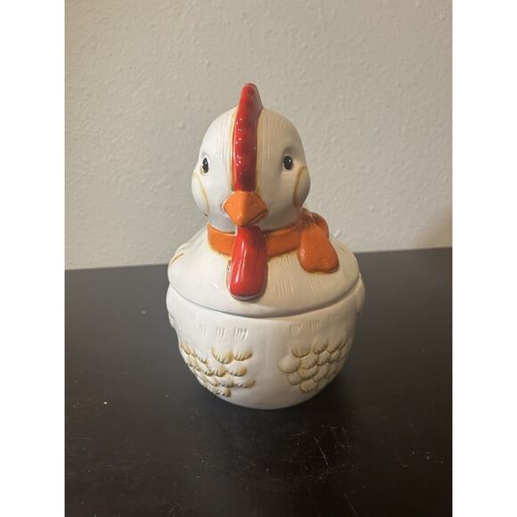 Vintage Chicken Hen B & D Japan Cookie Jar 1960s No Chips or cracks - Picture 2 of 7
